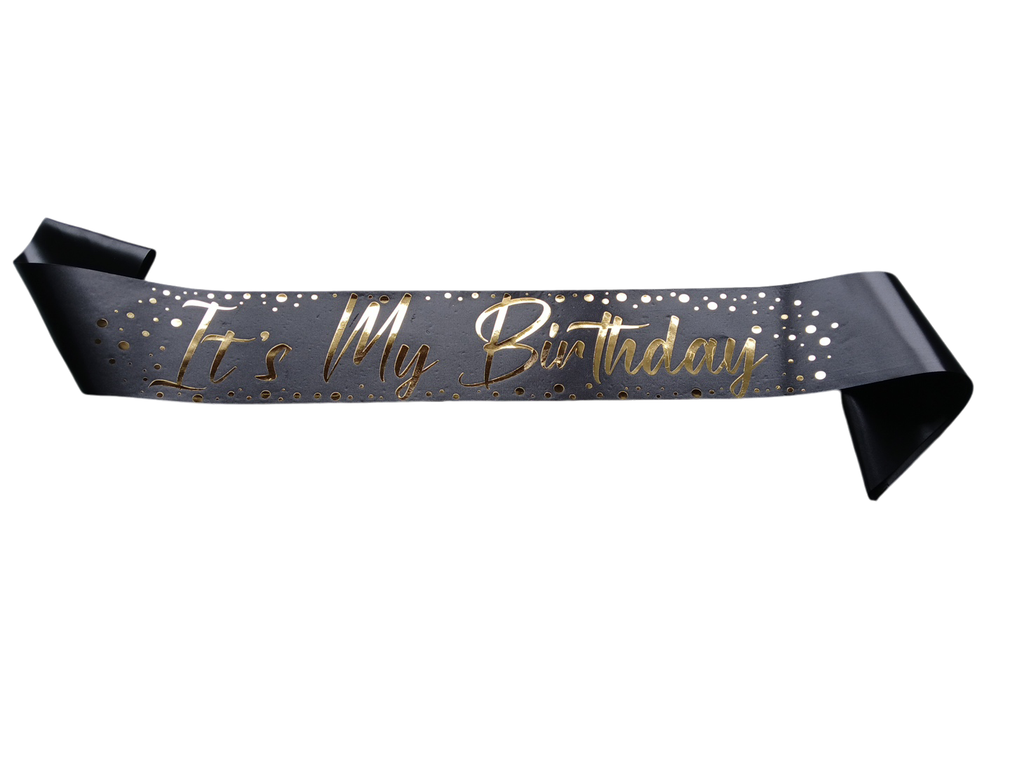 It’s My Birthday Sparkle Gold Foil