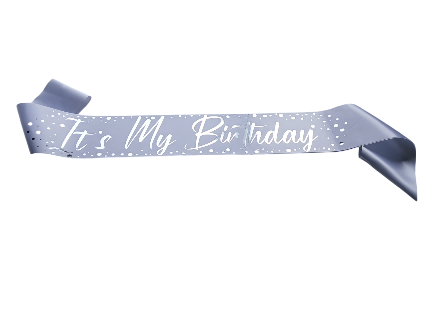 It’s My Birthday Sparkle Silver Foil