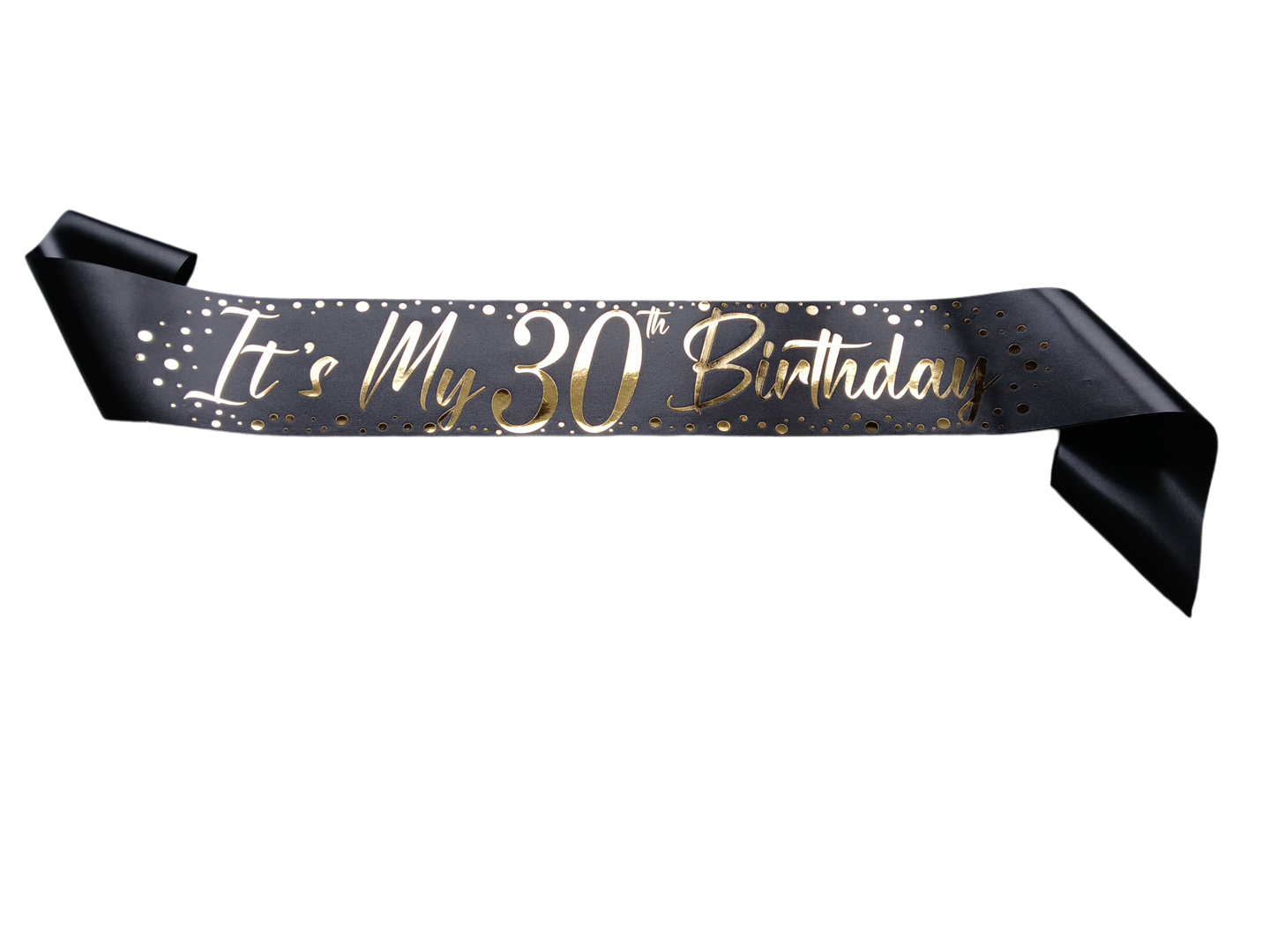 30th Sparkle Gold Foil