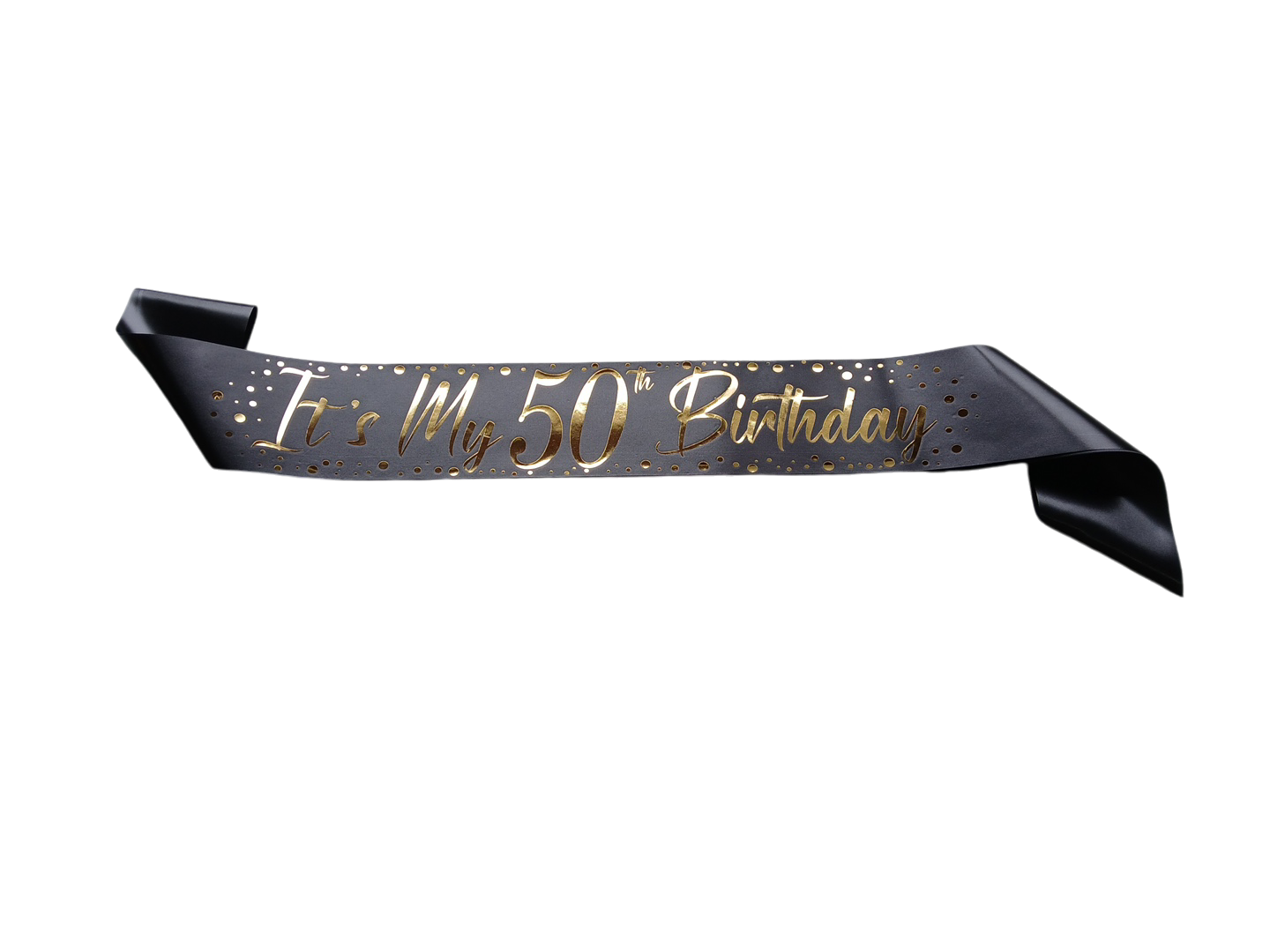 50th Sparkle Gold Foil