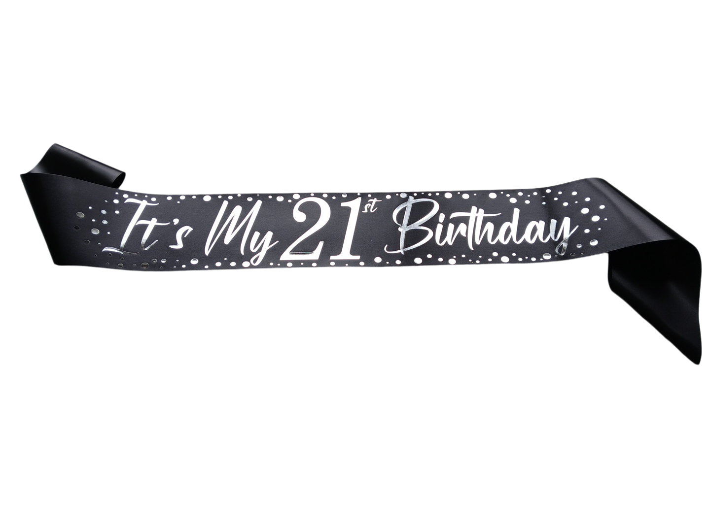 21st Sparkle Silver Foil