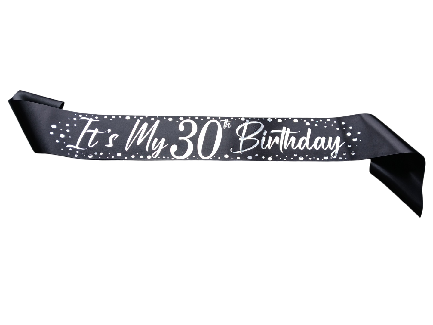 30th Sparkle Silver Foil