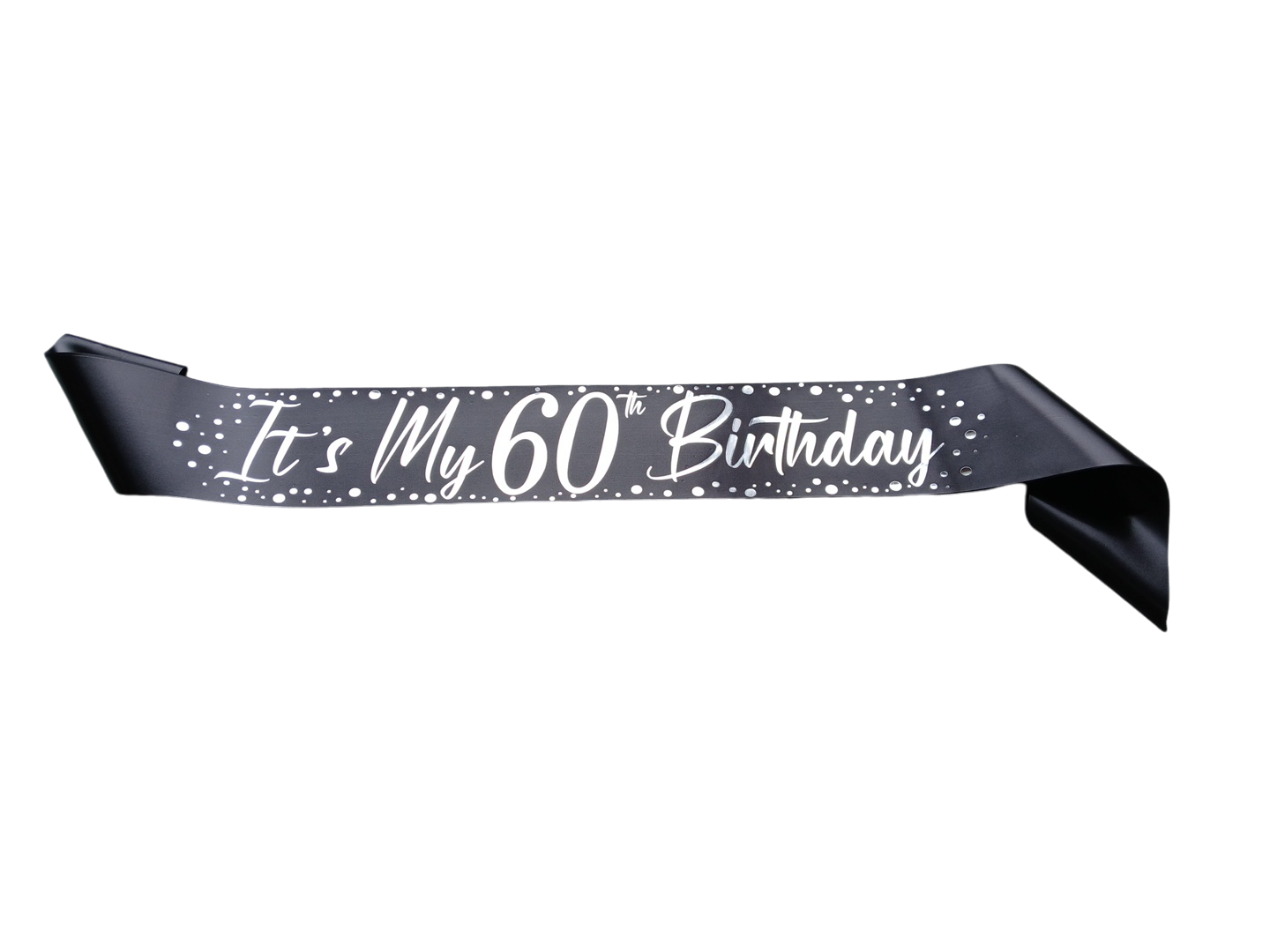 60th Sparkle Silver Foil