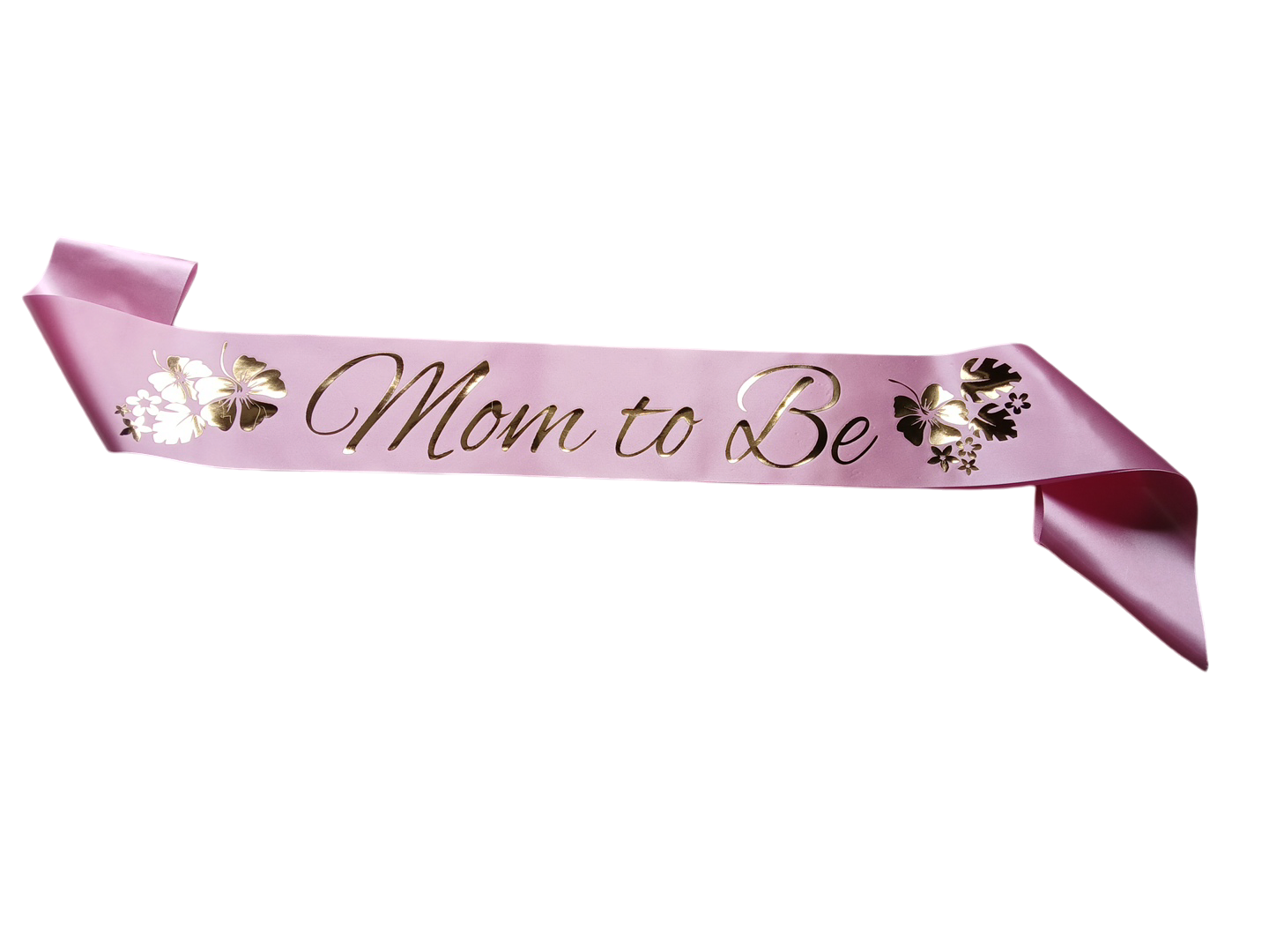 Mom To Be Gold Foil Floral