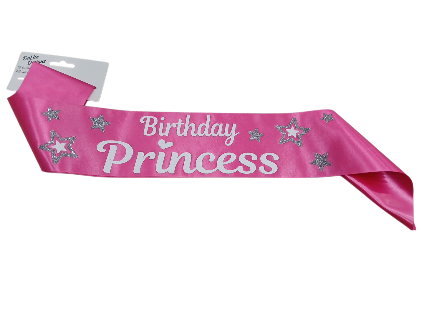Girls Birthday Princess Stars Pink