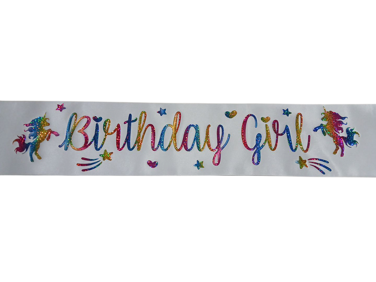 Girls Unicorn Holographic Rainbow