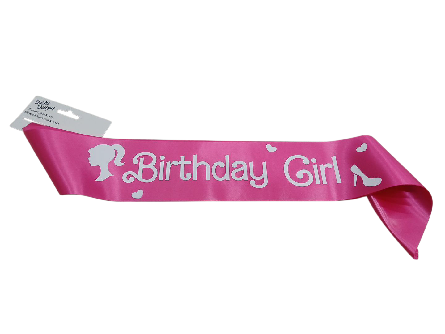 Girls Birthday Girl Fuschia Hearts