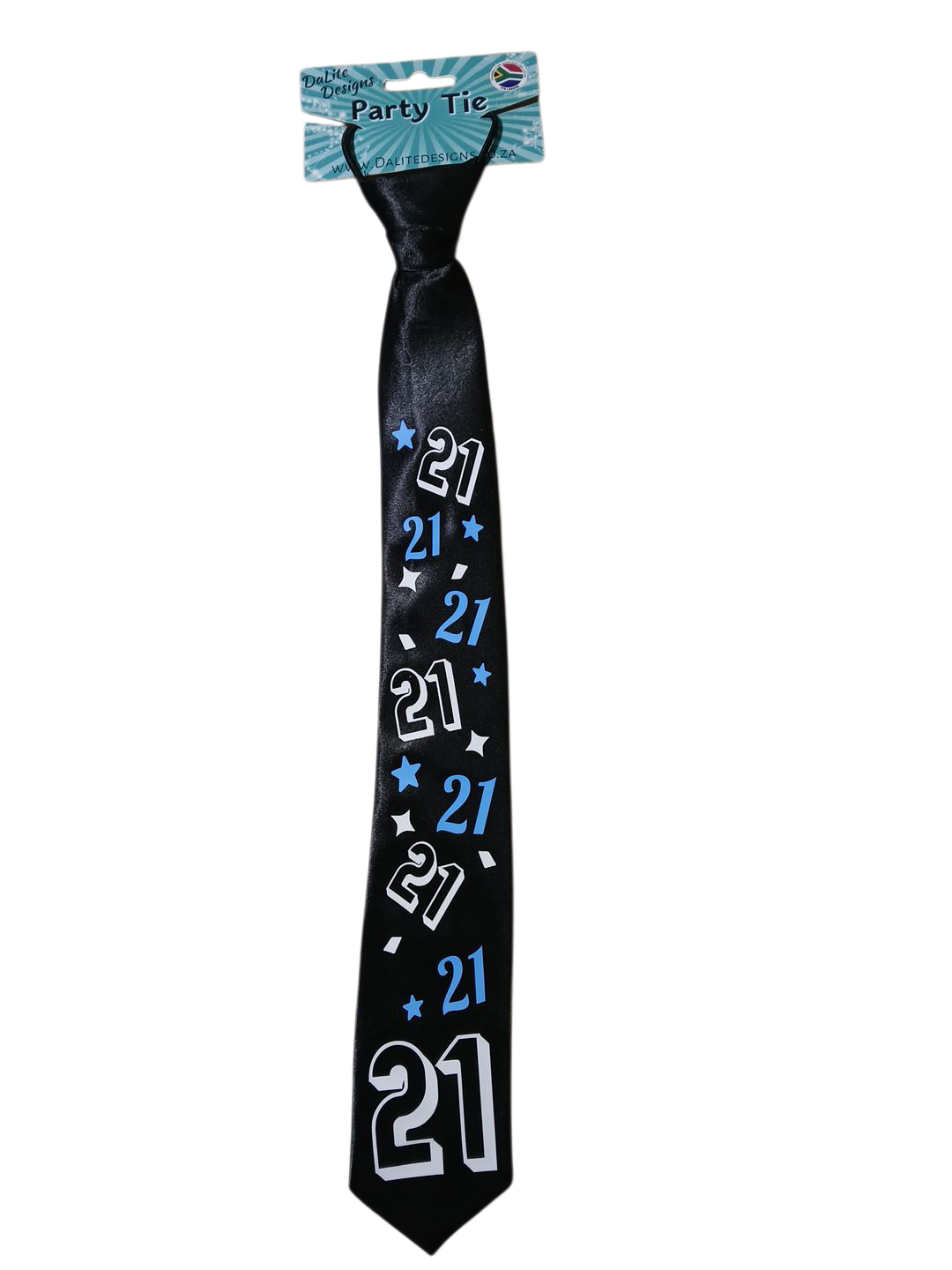 21st Birthday White & Blue