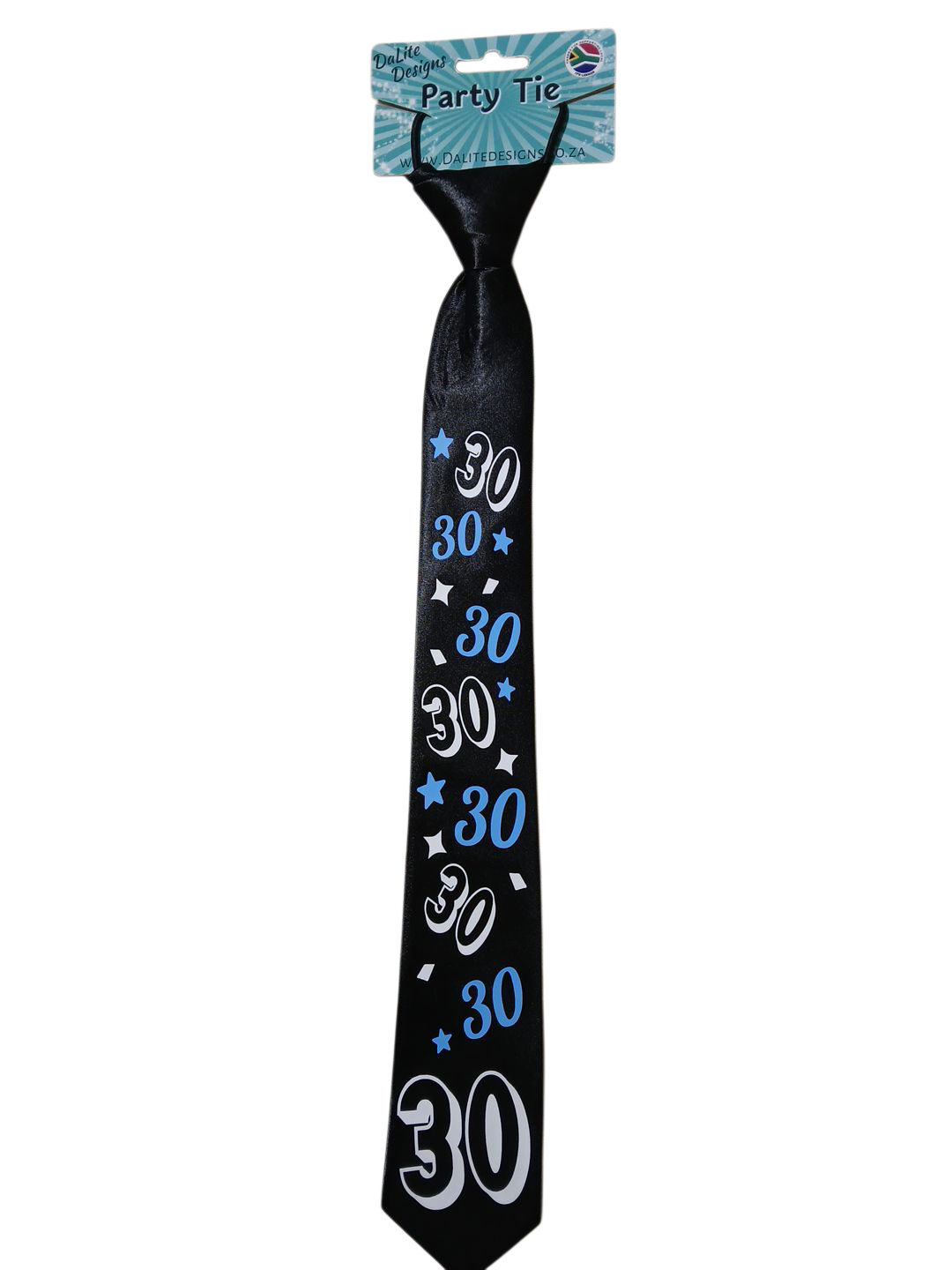 30th Birthday White & Blue