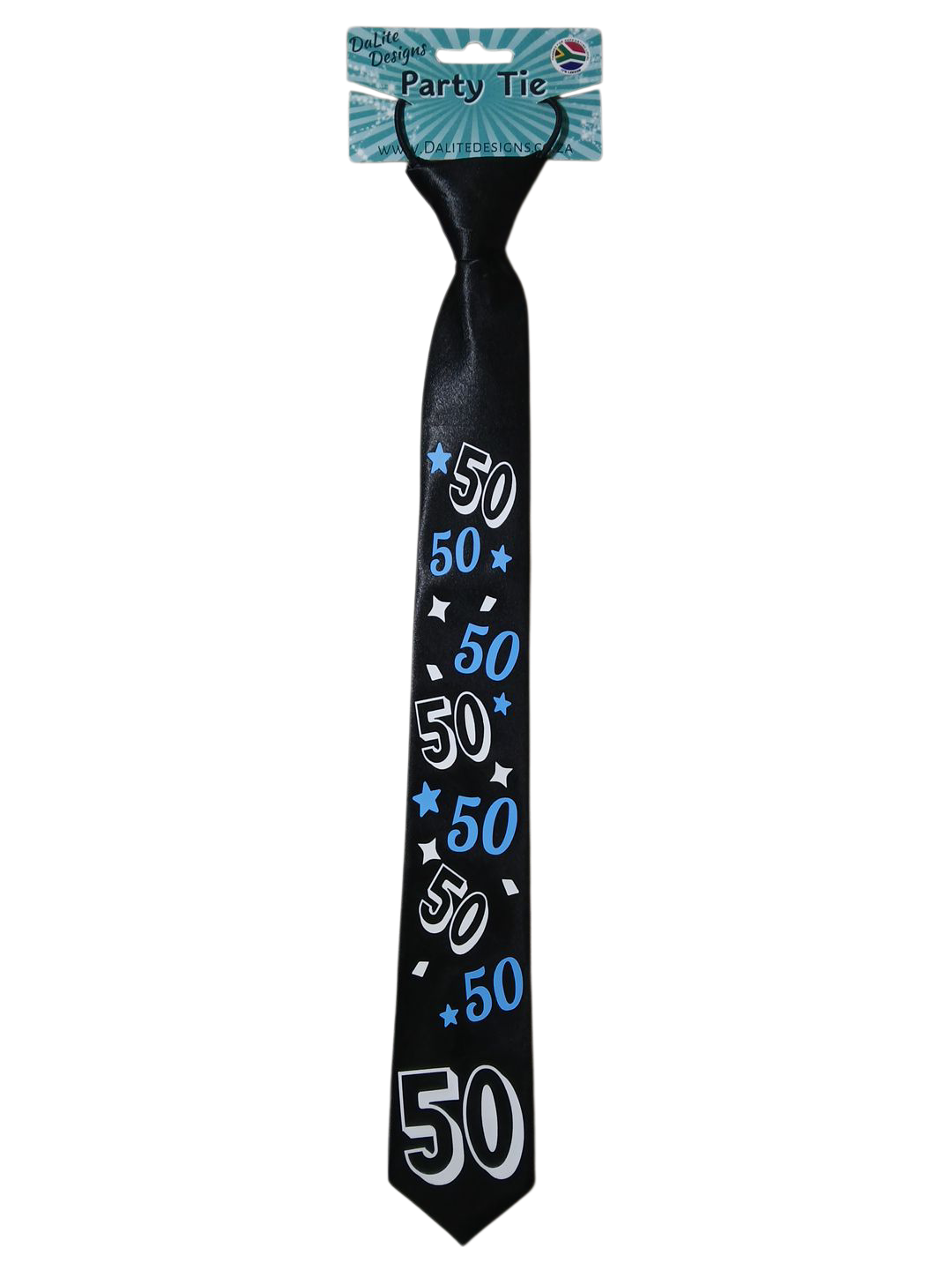 50th Birthday White & Blue