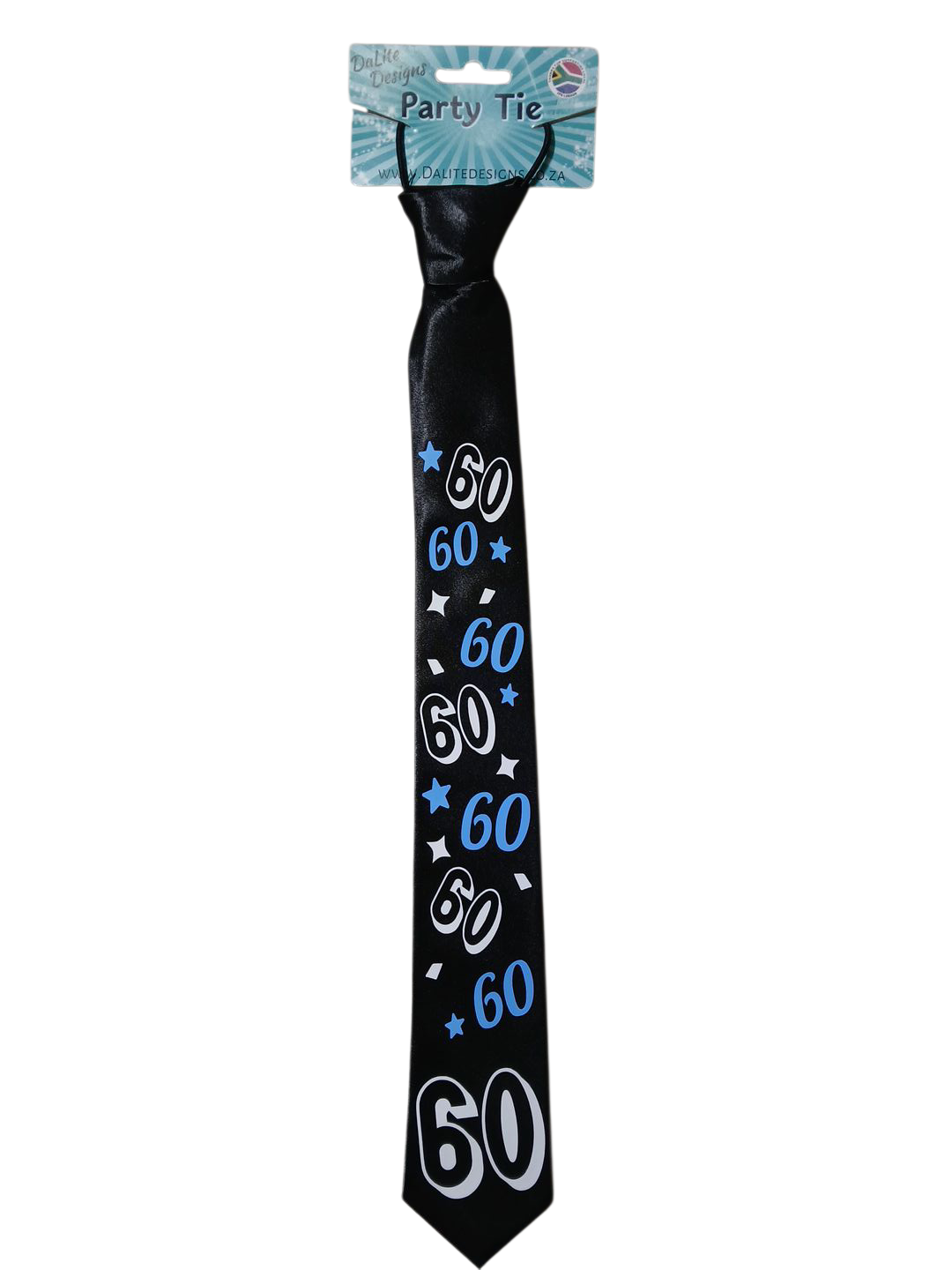 60th Birthday White & Blue